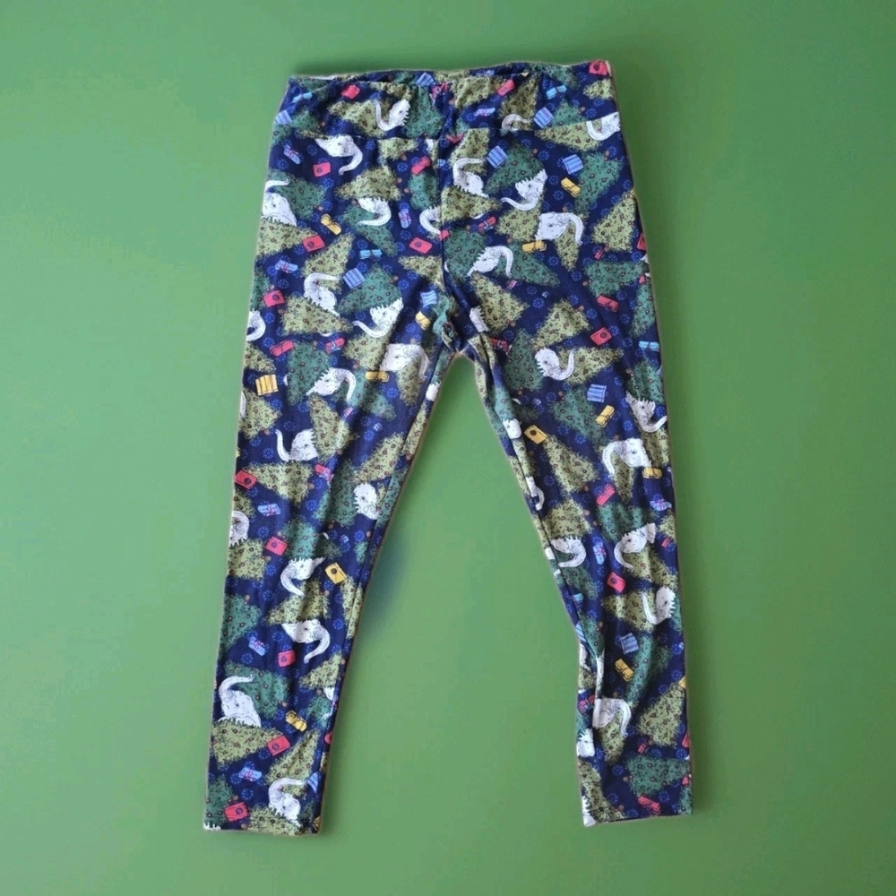 Floral and Black us size Leggings Set - Picture 2 of 9